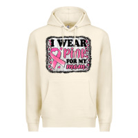 Tofu i wear pink for my mom breast cancer awareness Premium Hoodie - Jasminsmagicworld