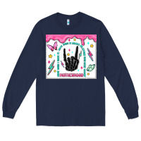 Navy some days i rock it Long Sleeve Tee - MaliasSmallBusiness