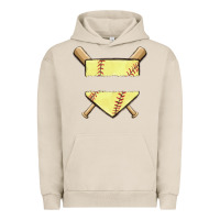 Pigment French Oak custom baseball Urban Hoodie - MaliasSmallBusiness