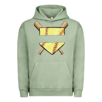 Pigment Oil Green custom baseball Urban Hoodie - MaliasSmallBusiness