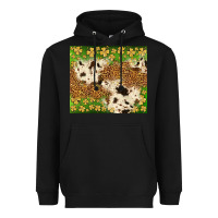 Black St. Patrick's Day shamrock tumbler Heavyweight Hoodie - Neo Western