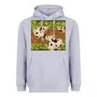 Heather Grey St. Patrick's Day shamrock tumbler Heavyweight Hoodie - Neo Western
