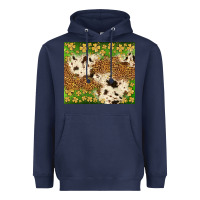 Navy St. Patrick's Day shamrock tumbler Heavyweight Hoodie - Neo Western