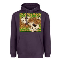 Plum St. Patrick's Day shamrock tumbler Heavyweight Hoodie - Neo Western