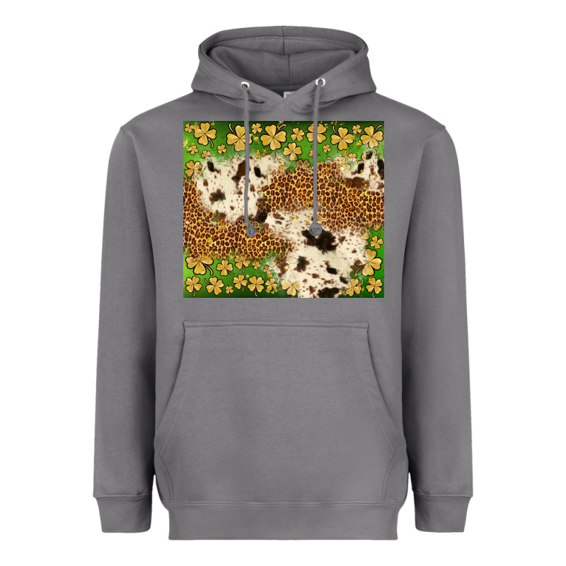 St. Patrick's Day Shamrock Tumbler Heavyweight Hoodie by Neo Western | Teevron