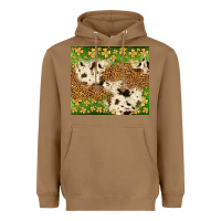 Toasted Coconut St. Patrick's Day shamrock tumbler Heavyweight Hoodie - Neo Western
