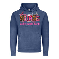 Vintage Denim nurse with valentines day element Vintage Hoodie - AdoDesignShop