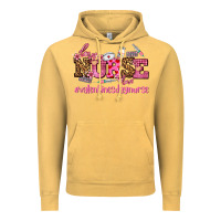 Vintage Mustard nurse with valentines day element Vintage Hoodie - AdoDesignShop