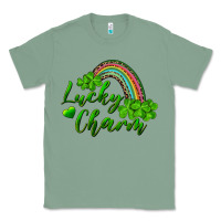 Sage Lucky charm rainbow and shamrocks Classic Tee - RanaPortraitStore