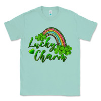 Lucky Charm Rainbow And Shamrocks Classic Tee | Teevron