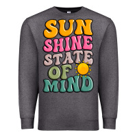 Charcoal Heather sun shine state of mind Premium Sweatshirt - JahusDesignShop