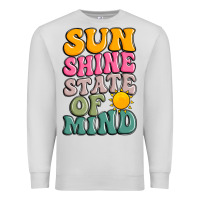 Dove Grey sun shine state of mind Premium Sweatshirt - JahusDesignShop