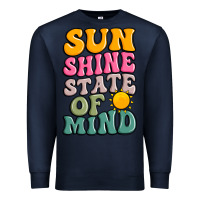 Navy sun shine state of mind Premium Sweatshirt - JahusDesignShop