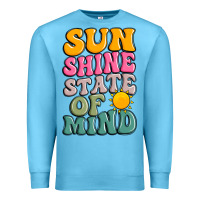Ocean Blue sun shine state of mind Premium Sweatshirt - JahusDesignShop