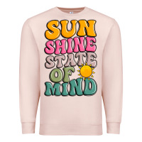 Pale Pink sun shine state of mind Premium Sweatshirt - JahusDesignShop