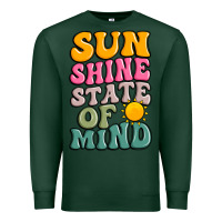 Sports Green sun shine state of mind Premium Sweatshirt - JahusDesignShop