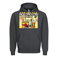 Smoke bus driver coffee cups Zipper Hoodie - Zillion Design Studio