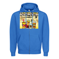 True Royal bus driver coffee cups Zipper Hoodie - Zillion Design Studio