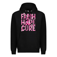 Black faith hope cure cancer Premium Hoodie - NancyCooperArtShop
