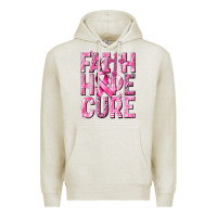 Oatmeal Heather faith hope cure cancer Premium Hoodie - NancyCooperArtShop