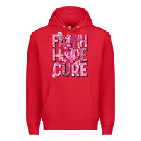 Red faith hope cure cancer Premium Hoodie - NancyCooperArtShop
