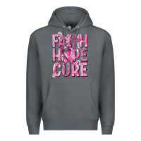 Rock faith hope cure cancer Premium Hoodie - NancyCooperArtShop