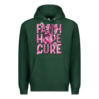 Sports Green faith hope cure cancer Premium Hoodie - NancyCooperArtShop