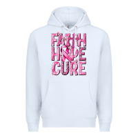 White faith hope cure cancer Premium Hoodie - NancyCooperArtShop