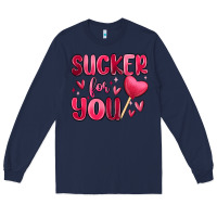 Navy sucker for you Long Sleeve Tee - MaliasSmallBusiness