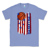 Colony Blue basketball american flag Classic Tee - texasbilliewilder