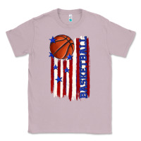 Lilac basketball american flag Classic Tee - texasbilliewilder