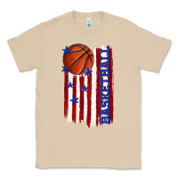 Mushroom basketball american flag Classic Tee - texasbilliewilder
