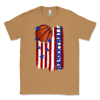Toasted Coconut basketball american flag Classic Tee - texasbilliewilder