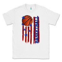 White basketball american flag Classic Tee - texasbilliewilder