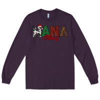 Plum nana claus Long Sleeve Tee - BarkalooDesign