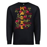 Black ella es mamá Premium Sweatshirt - JahusDesignShop