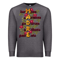 Charcoal Heather ella es mamá Premium Sweatshirt - JahusDesignShop
