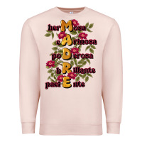 Pale Pink ella es mamá Premium Sweatshirt - JahusDesignShop