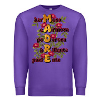 Purple ella es mamá Premium Sweatshirt - JahusDesignShop