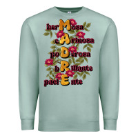 Seafoam ella es mamá Premium Sweatshirt - JahusDesignShop