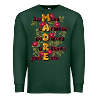 Sports Green ella es mamá Premium Sweatshirt - JahusDesignShop