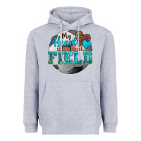 Heather Grey my heart is on that field soccer Heavyweight Hoodie - HRA Design Shop