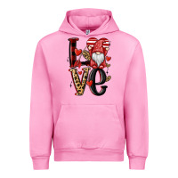 Fuchsia Pink love gnome Urban Hoodie - MaliasSmallBusiness