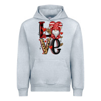 Heather Grey love gnome Urban Hoodie - MaliasSmallBusiness