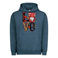 Pigment Midnight Navy love gnome Urban Hoodie - MaliasSmallBusiness