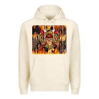Tofu Firefighter Skull Premium Hoodie - LillyAllenDesigns