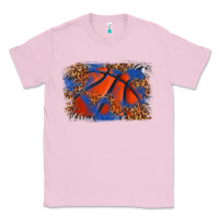 Bubblegum Pink basketball background Classic Tee - texasbilliewilder
