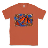Copper basketball background Classic Tee - texasbilliewilder