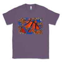 Lavender basketball background Classic Tee - texasbilliewilder