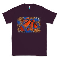 Plum basketball background Classic Tee - texasbilliewilder